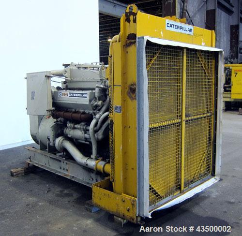 Caterpillar 300 kW diesel generator set, CAT D346 engine rated 550 HP @ 1800 RPM SN-39J771. 3/60/277/480V. Lima Alternator SN- A23858RH. Muffler ships loose. 770 hrs