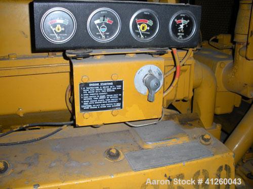 Used Caterpillar 560 kW Diesel Generator Set. Cat D348 engine rated 755 hp. Brown Boveri generator end 3/60/277/480V. (Note: gen end is 800 kW oversized for starting large motors.) Bennett & Emmott c...