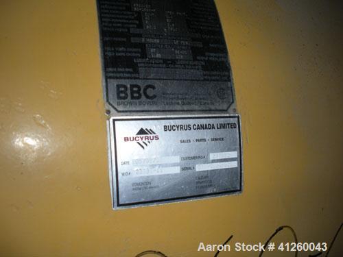 Used Caterpillar 560 kW Diesel Generator Set. Cat D348 engine rated 755 hp. Brown Boveri generator end 3/60/277/480V. (Note: gen end is 800 kW oversized for starting large motors.) Bennett & Emmott c...
