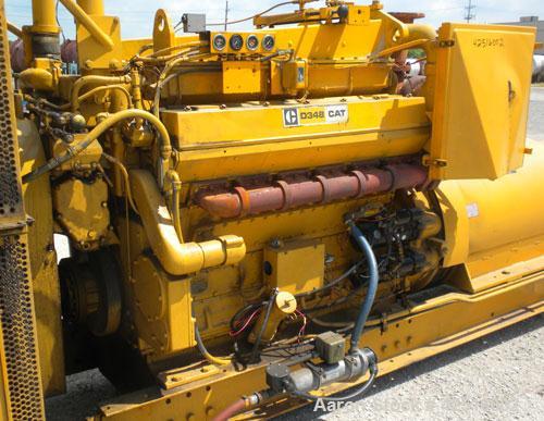 Used CAT 500 kW Diesel Generator Set. Caterpillar model D348 engine, serial #36J2433, rated 805 hp @ 1800 rpm. Generator End: Kato model 500-45336111, serial #75881, 3/60/277/480 volt. 630 hours.