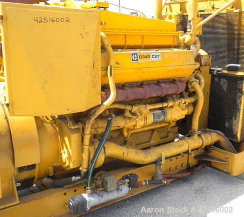 Used CAT 500 kW Diesel Generator Set. Caterpillar model D348 engine, serial #36J2433, rated 805 hp @ 1800 rpm. Generator End: Kato model 500-45336111, serial #75881, 3/60/277/480 volt. 630 hours.