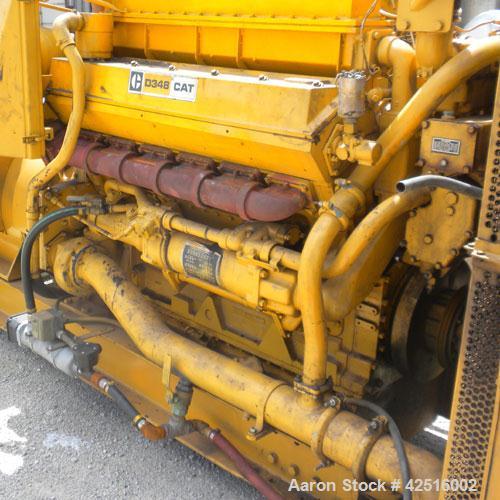 Used CAT 500 kW Diesel Generator Set. Caterpillar model D348 engine, serial #36J2433, rated 805 hp @ 1800 rpm. Generator End: Kato model 500-45336111, serial #75881, 3/60/277/480 volt. 630 hours.