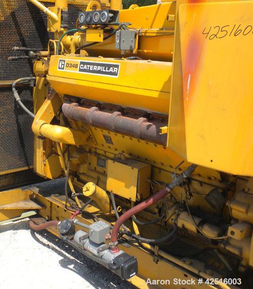 Used CAT 500 kW Diesel Generator Set. Caterpillar model D348 engine, serial #36J1341, rated 805 hp @ 1800 rpm. Generator End: Kato model 500SR9E, serial #71855-2, 3/60/277/480 volt. 791 hours.
