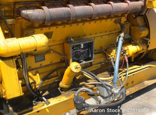 Used CAT 500 kW Diesel Generator Set. Caterpillar model D348 engine, serial #36J1381, rated 805 hp @ 1800 rpm. Generator End: Kato model 500SR9E, serial #71855-1, 3/60/277/480V. 839 hours. Year 1975.