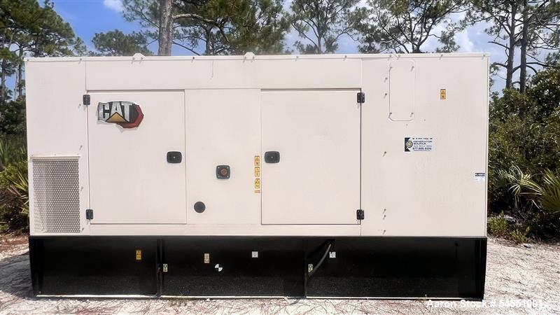 Used Caterpillar Diesel Generator Set, Model D3506C. Rated 350 kW. With enclosure and fuel tank. 1800 RPM. 3/60/480V. Built 2020. 779 hours.