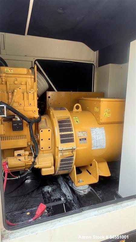 Used Caterpillar Diesel Generator Set, Model D3506C. Rated 350 kW. With enclosure and fuel tank. 1800 RPM. 3/60/480V. Built 2020. 779 hours.