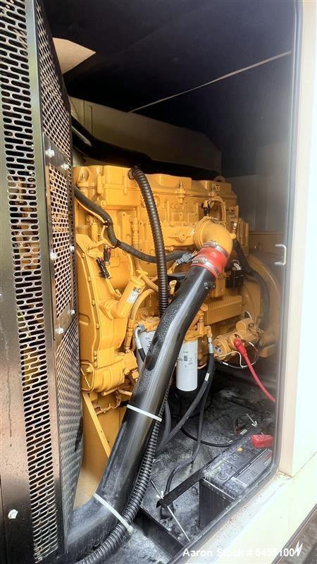 Used Caterpillar Diesel Generator Set, Model D3506C. Rated 350 kW. With enclosure and fuel tank. 1800 RPM. 3/60/480V. Built 2020. 779 hours.
