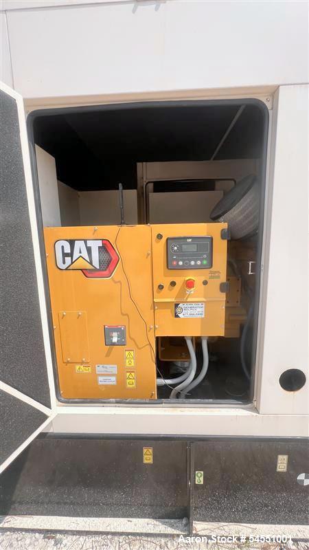 Used Caterpillar Diesel Generator Set, Model D3506C. Rated 350 kW. With enclosure and fuel tank. 1800 RPM. 3/60/480V. Built 2020. 779 hours.