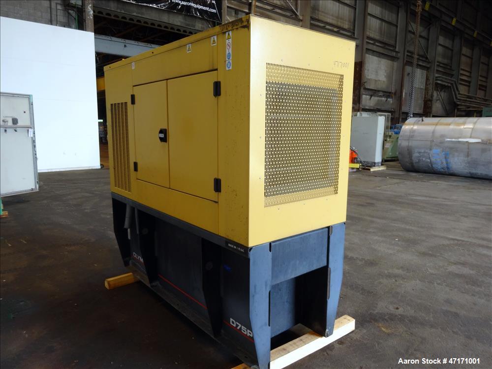 Used Caterpillar / Olympian 75 kW   generator, model D75P3,  Perkins engine