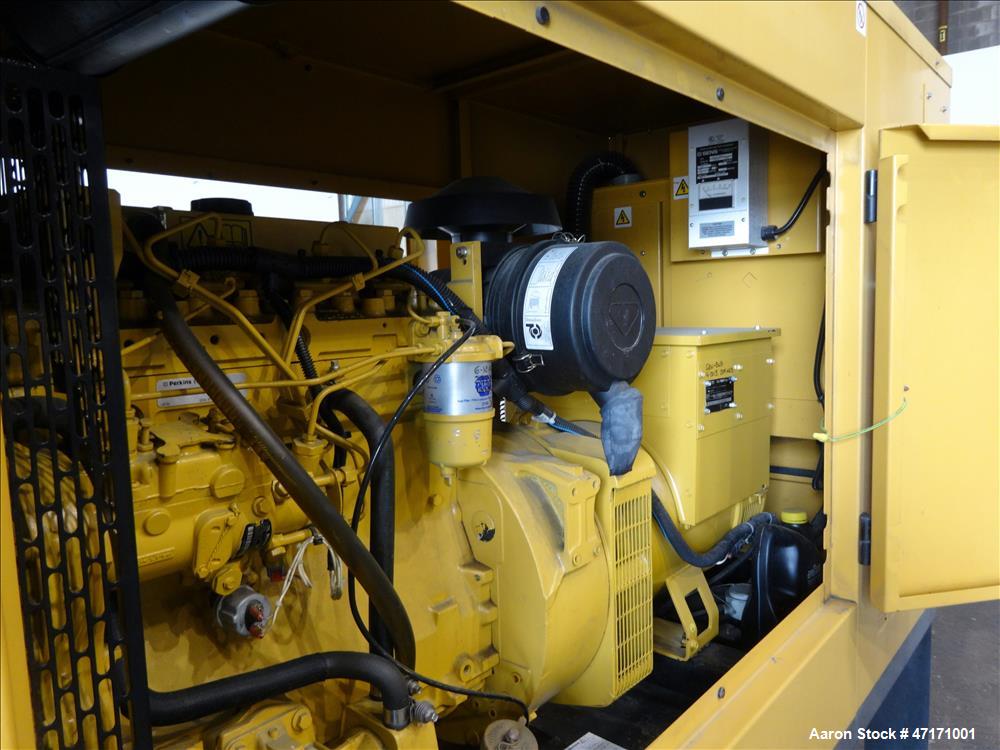 Used Caterpillar / Olympian 75 kW   generator, model D75P3,  Perkins engine