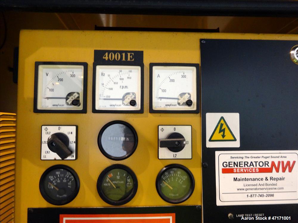 Used Caterpillar / Olympian 75 kW   generator, model D75P3,  Perkins engine