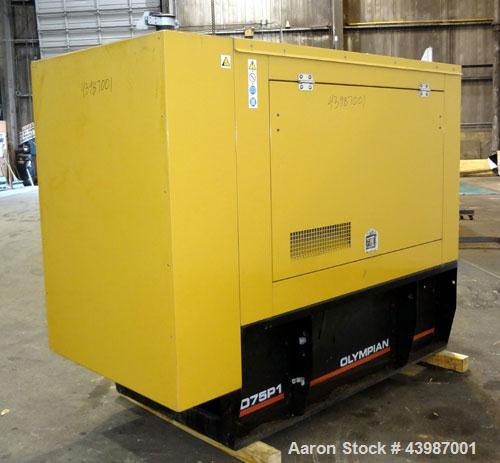 Used CAT / Olympian 75 kW Standby Diesel Generator Set, Model D75P1