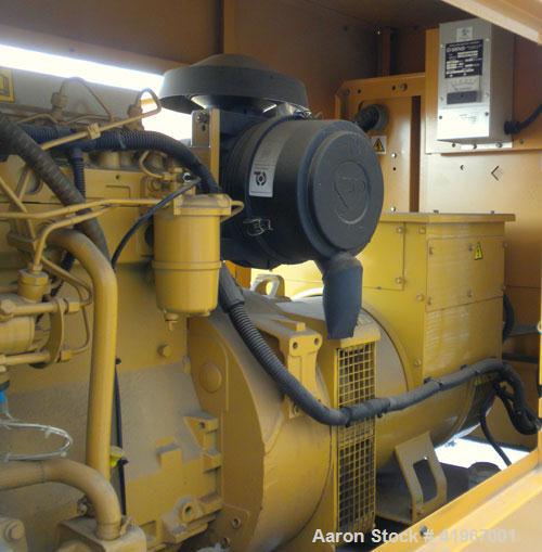 Used Cat/Olympian 60kW Standby Diesel Generator Set. Model D60P3_1, Serial# -OLY00000-VNPF02689. Perkins 4 cylinder diesel engine turbocharged aftercooled rated 122HP @ 1800RPM, type 2326/1500 Serial...