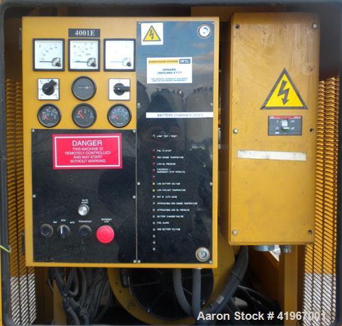Used Cat/Olympian 60kW Standby Diesel Generator Set. Model D60P3_1, Serial# -OLY00000-VNPF02689. Perkins 4 cylinder diesel engine turbocharged aftercooled rated 122HP @ 1800RPM, type 2326/1500 Serial...