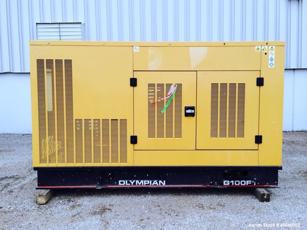 Used Caterpillar / Olympian 100 kW generator model G100F. Ford LSG-875 engine