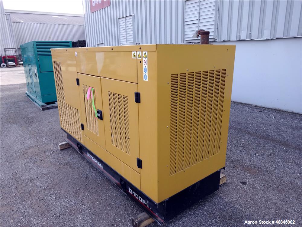 Used Caterpillar / Olympian 100 kW generator model G100F. Ford LSG-875 engine