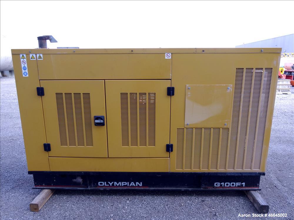 Used Caterpillar / Olympian 100 kW generator model G100F. Ford LSG-875 engine