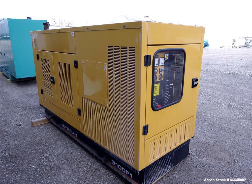 Used Caterpillar / Olympian 100 kW generator model G100F. Ford LSG-875 engine