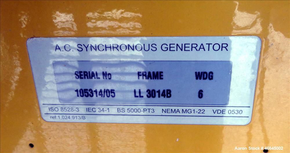 Used Caterpillar / Olympian 100 kW generator model G100F. Ford LSG-875 engine