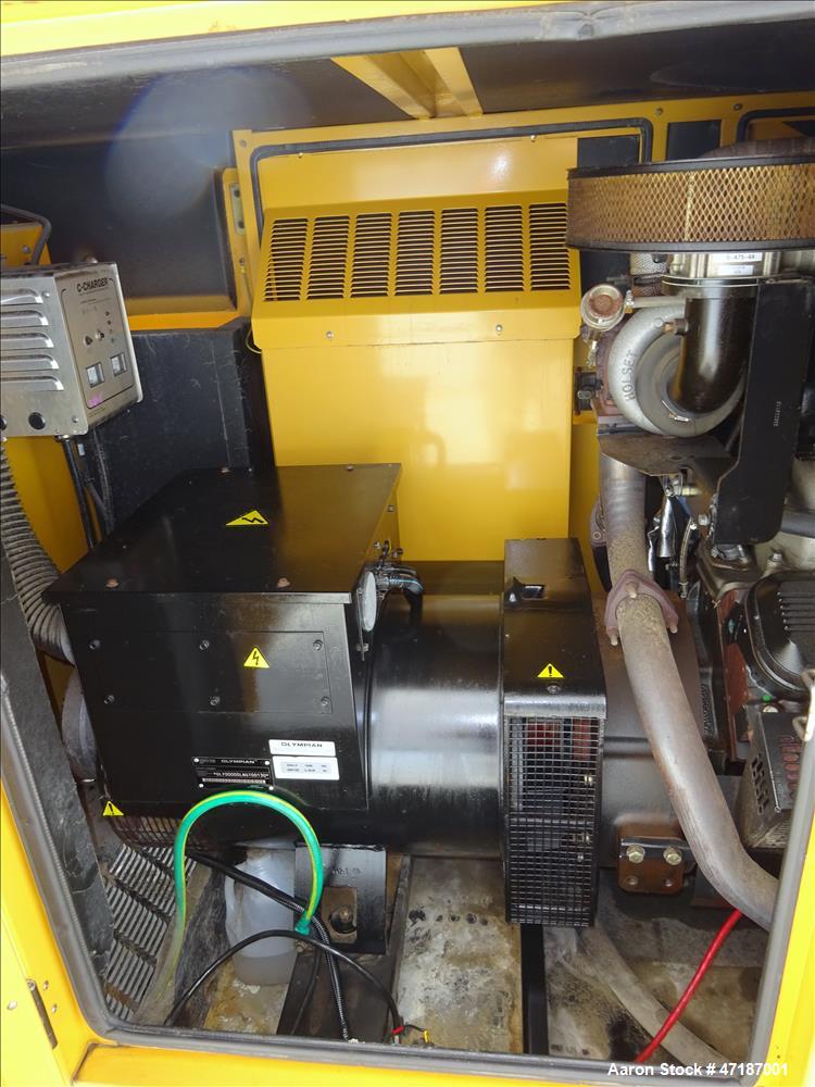 Used Caterpillar Olympian 125 kW natural gas generator model G125G1 GM 8.1L engi