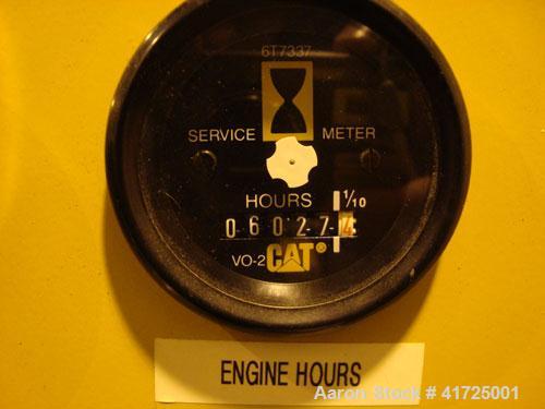 Used CAT 1300 kW cont rated natural gas generator set. CAT G3516B natural gas engine.
CAT generator end model SR4B 3/60/480V, 1800 rpm. 6027 hours. Built 1997.  Includes roof mounted muffler, existin...