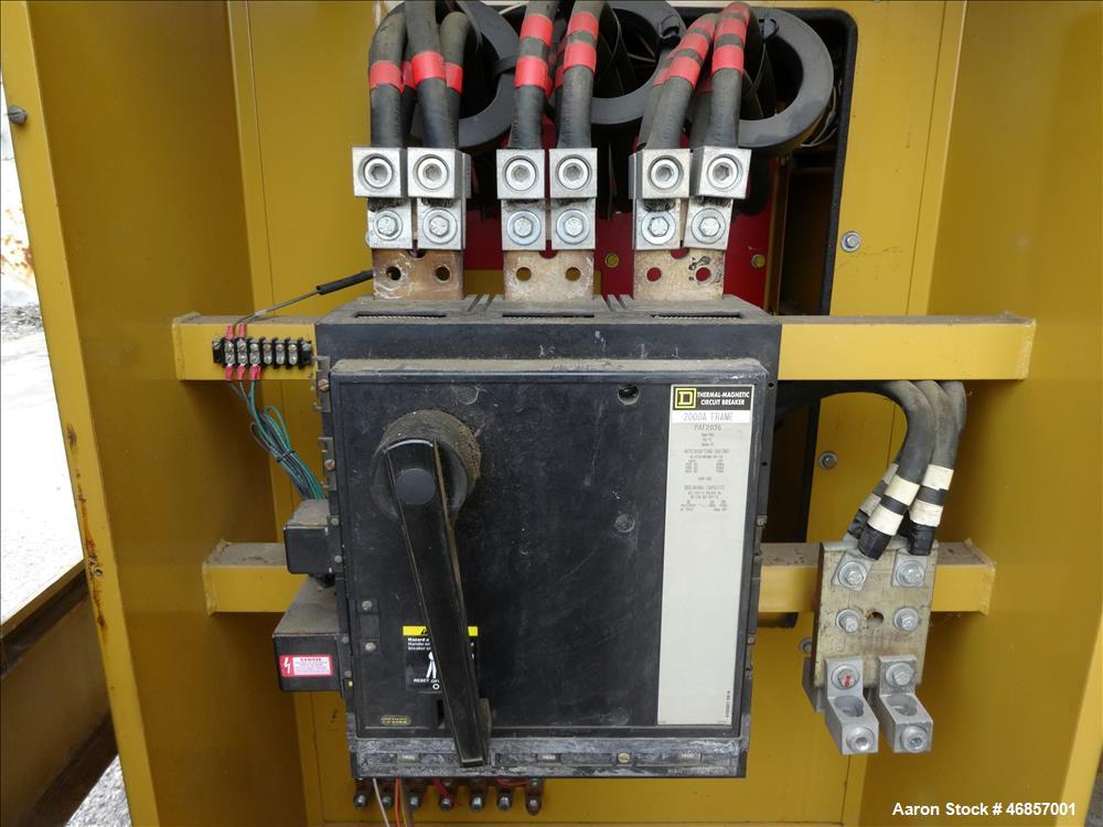 Used Caterpillar 800 kW natural gas generator. CAT G3516 engine