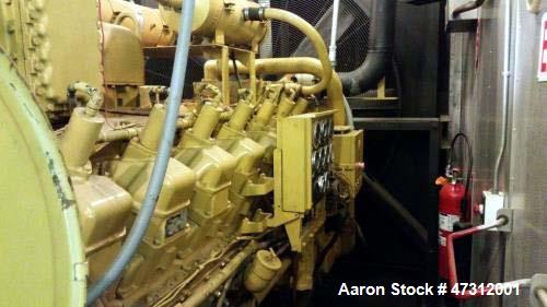 Used- CAT 800 kW Natural Gas Generator Set. CAT G3516 engine