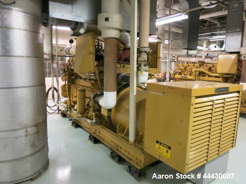 Used Caterpillar 650 kW  natural gas generator. CAT G399 engine