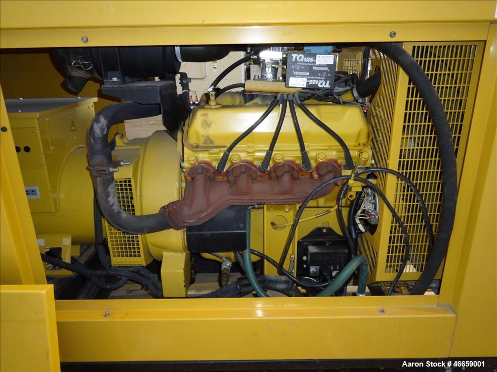 Used Caterpillar / Olympian 70 kW  natural gas generator, model G75F1