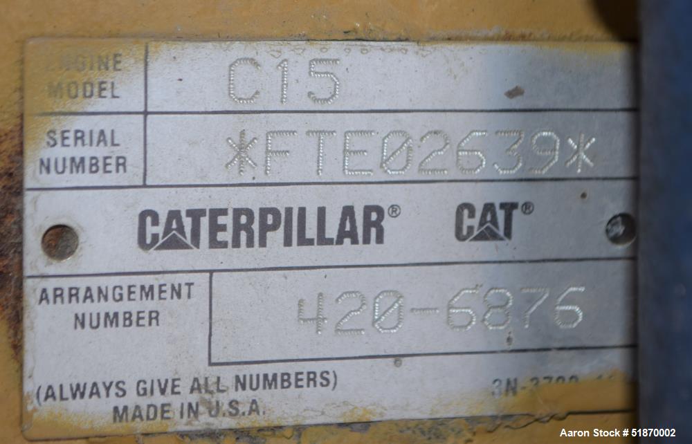 Used Caterpillar 500 kW Standby Diesel Generator Set