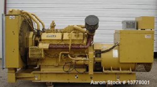 Used-Cat 600 kW Diesel Generator Set. Standby rated at 600 kW / 750 kva. Currently set up for 277/480 volts, 3 phase, 60 her...