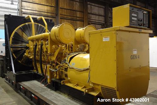 Used CAT 3516B engine. Caterpillar 2000 kW diesel generator.