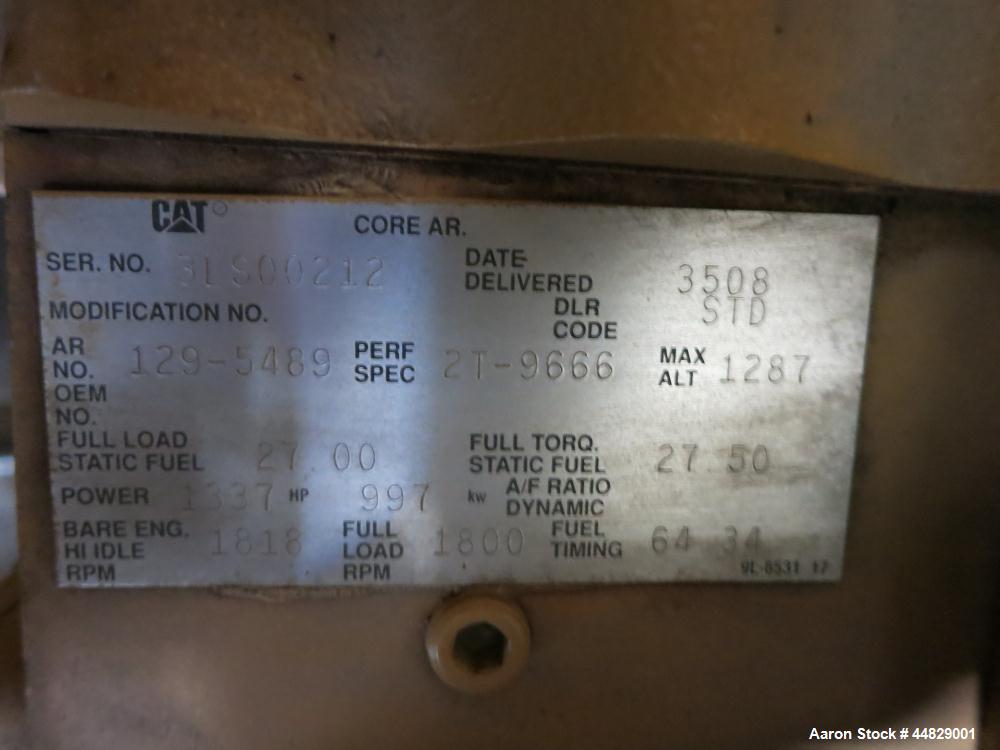 Used CAT 900 kW Standby Diesel Generator Set