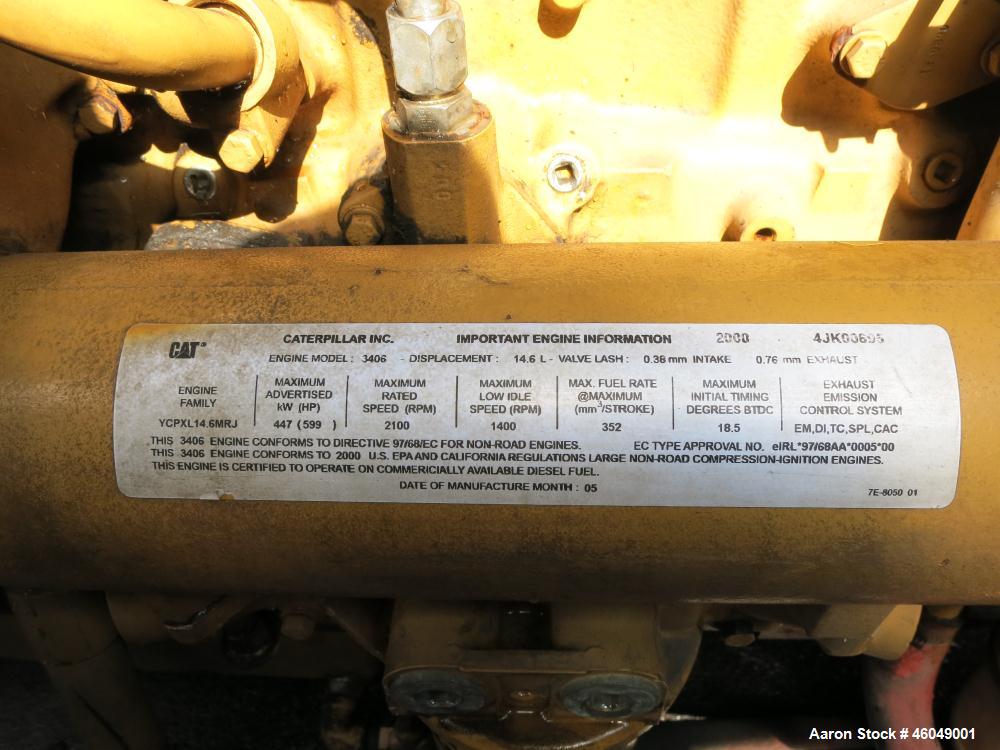 Used Cat / Caterpillar XQ350 rental package, 350 kW diesel generator. CAT 3406