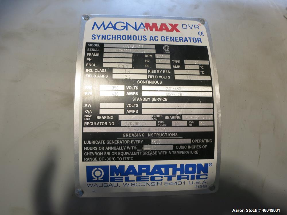Used Cat / Caterpillar XQ350 rental package, 350 kW diesel generator. CAT 3406