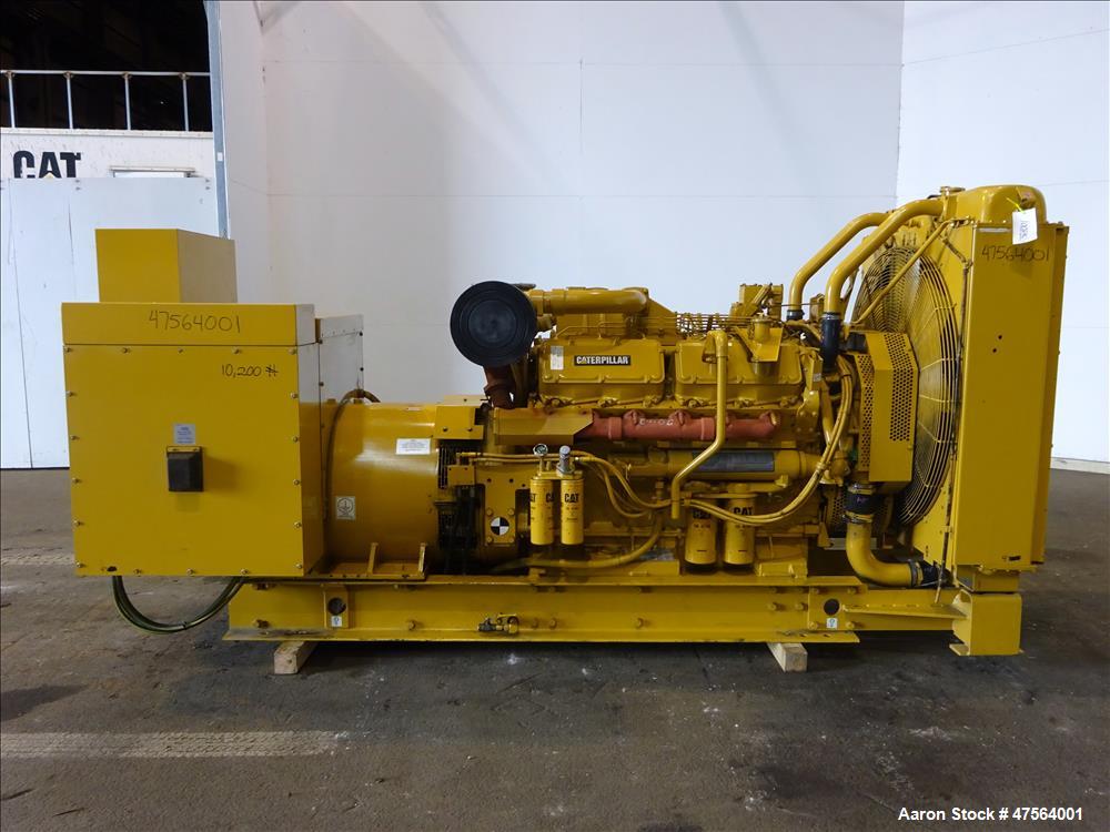 Used CAT 600 kW standby diesel generator set. Caterpillar 3412 engine