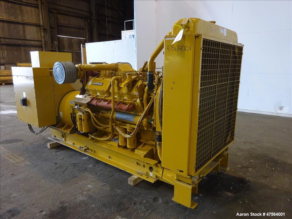 Used CAT 600 kW standby diesel generator set. Caterpillar 3412 engine