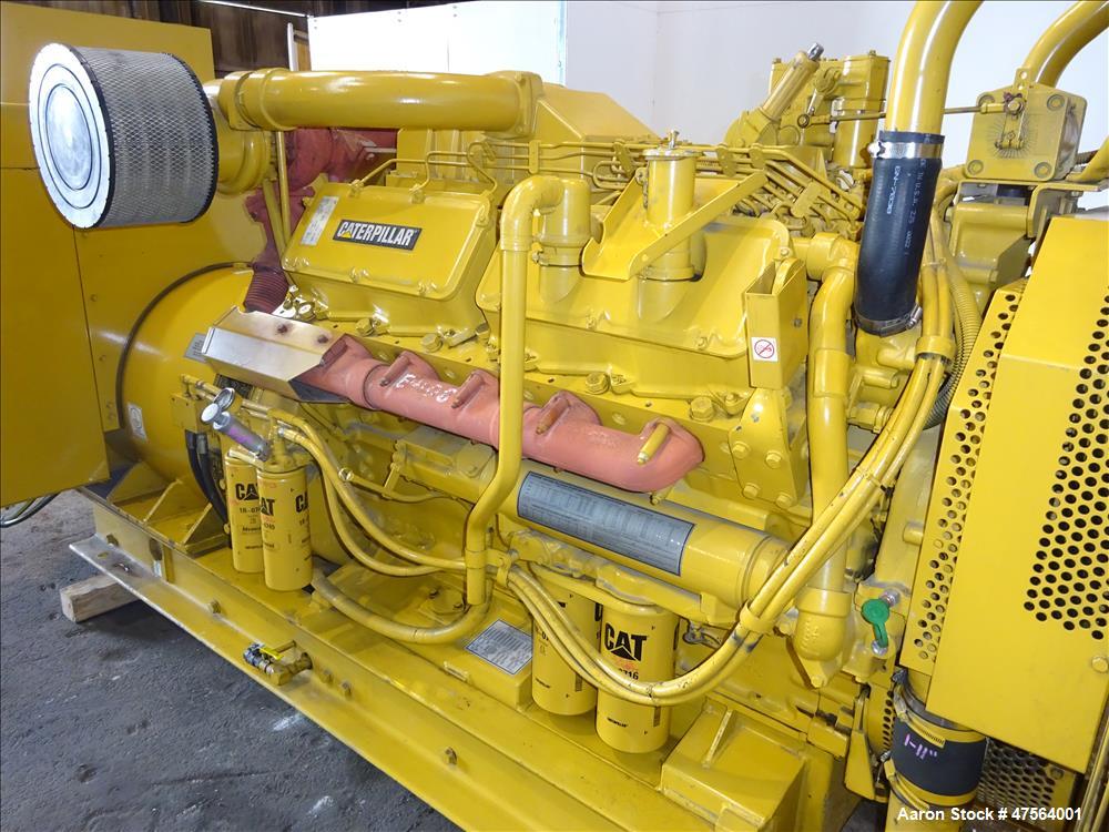 Used CAT 600 kW standby diesel generator set. Caterpillar 3412 engine