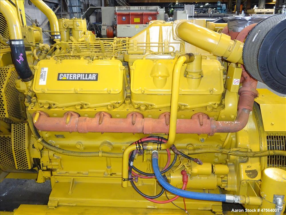Used CAT 600 kW standby diesel generator set. Caterpillar 3412 engine