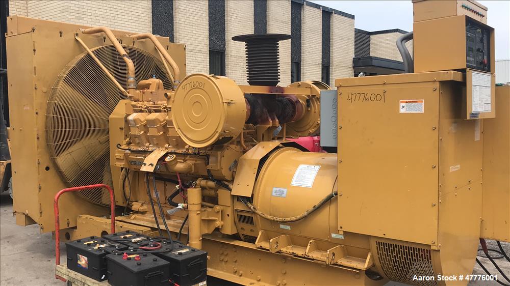 Used Caterpillar 900 kW Diesel Generator Set. CAT 3508