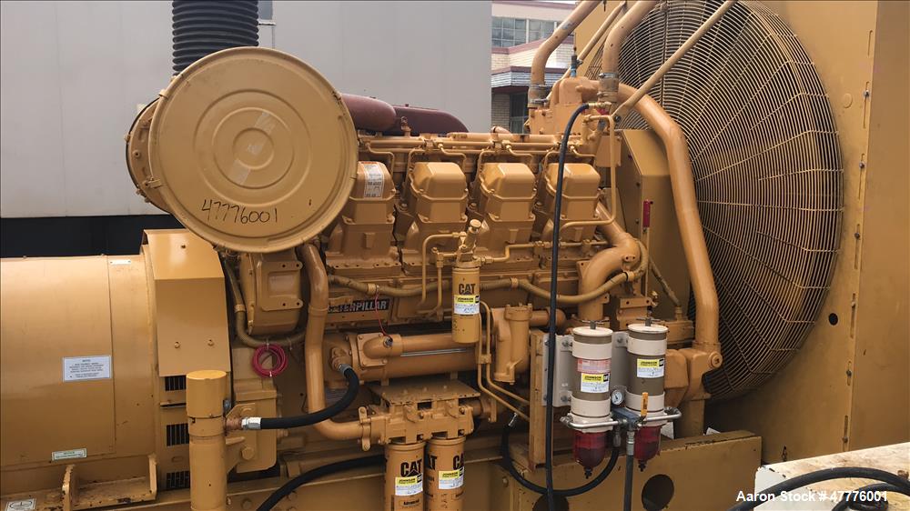 Used Caterpillar 900 kW Diesel Generator Set. CAT 3508