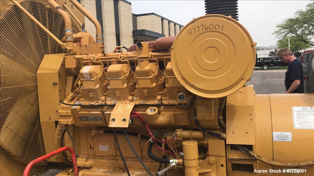 Used Caterpillar 900 kW Diesel Generator Set. CAT 3508