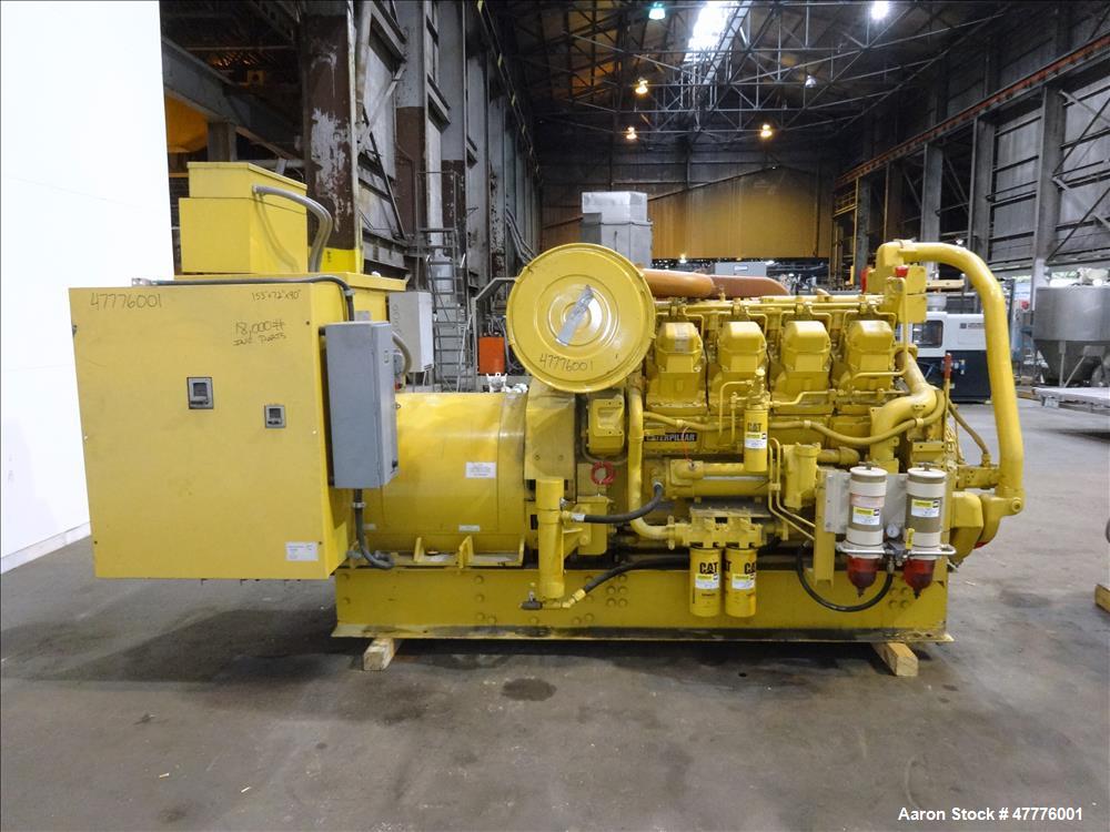 Used Caterpillar 900 kW Diesel Generator Set. CAT 3508