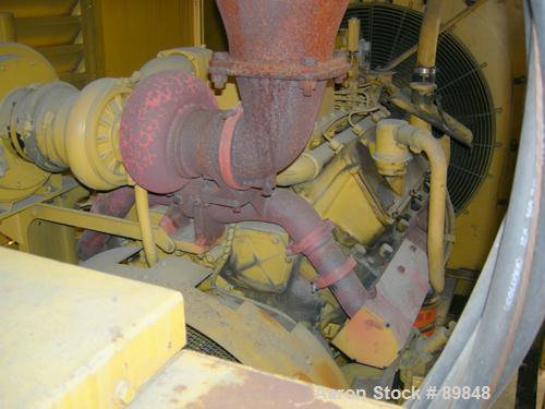 USED: Caterpillar 400 kW #2 diesel fuel oil generator set, model SR-4. 3 phase, 60 cycle, 500 kva.