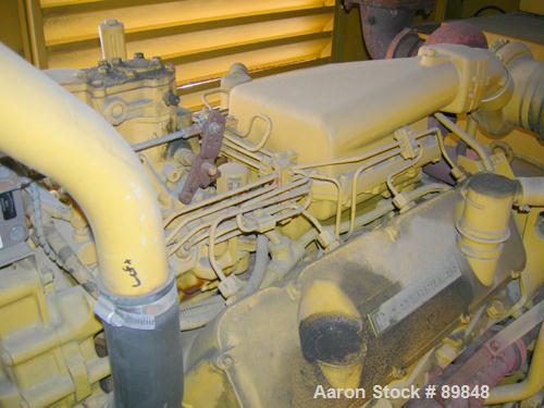 USED: Caterpillar 400 kW #2 diesel fuel oil generator set, model SR-4. 3 phase, 60 cycle, 500 kva.