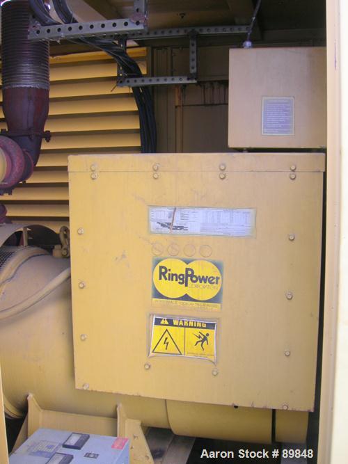 USED: Caterpillar 400 kW #2 diesel fuel oil generator set, model SR-4. 3 phase, 60 cycle, 500 kva.