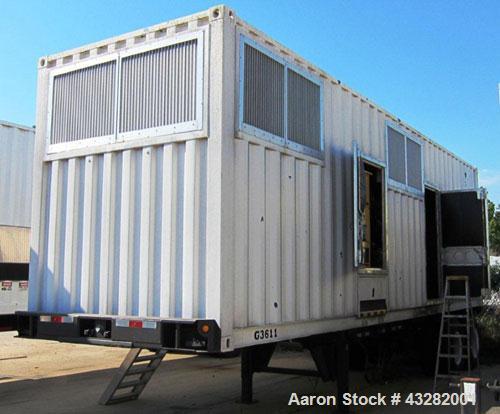 Used Caterpillar 1000kW standby (910kW prime) portable diesel generator set. CAT model C32 engine rated 1372 hp @ 1800 rpm, serial #SYC01134, EPA tier II. 3/60/480V 12 lead reconnectable generator mo...
