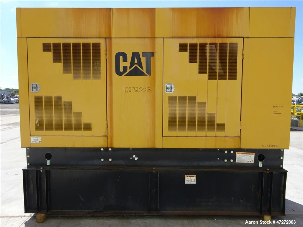 Used Caterpillar 400 kW diesel generator set. CAT 3406 engine