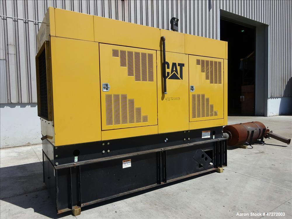Used Caterpillar 400 kW diesel generator set. CAT 3406 engine