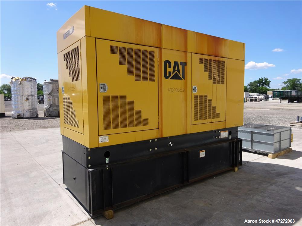 Used Caterpillar 400 kW diesel generator set. CAT 3406 engine